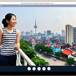 **

Prompt: A vibrant online course platform interface featuring a friendly instructor (preferably of Vietnamese descent) enthusiastically teaching digital marketing skills. Focus on conveying accessibility and profitability. The background should subtly suggest the Hanoi skyline. Keywords: online learning, digital assets, Vietnam, income generation, modern tech.

**