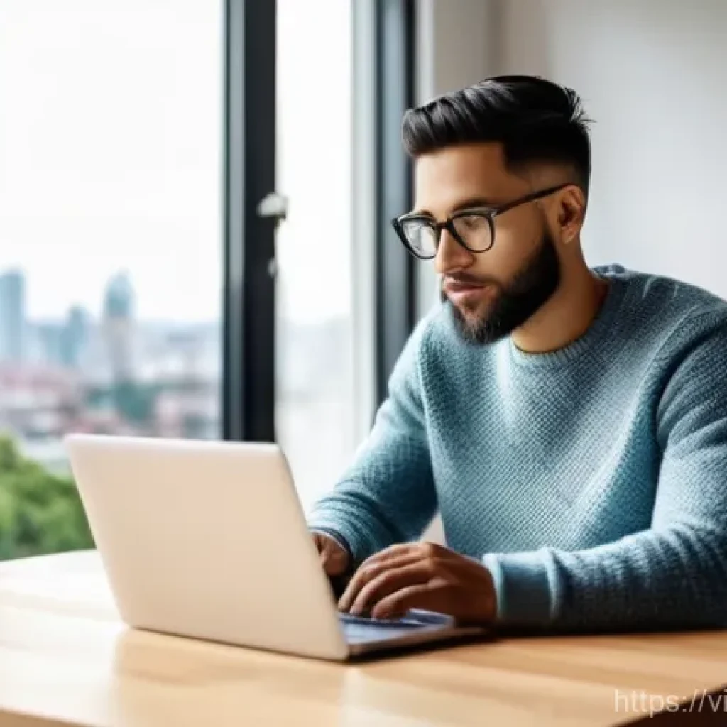 프리랜서 서비스 판매 - **Prompt 1: Focused Freelancer in a Modern Home Office**
    A young adult, either male or female, s...